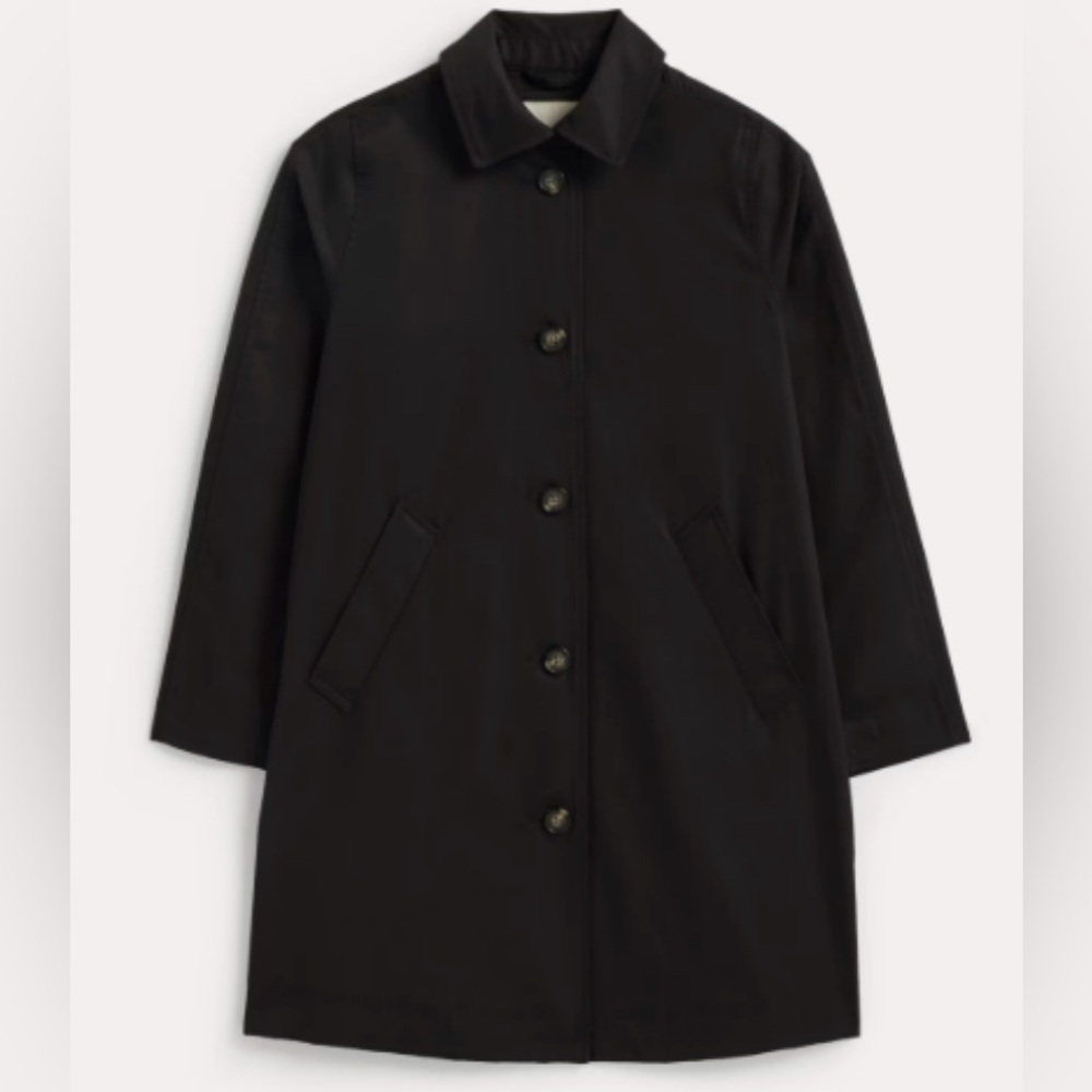 Everlane Black Trench Coat